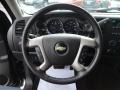 2010 Chevrolet Silverado 2500HD Ebony Interior Steering Wheel Photo
