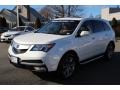 2010 Aspen White Pearl Acura MDX Advance  photo #7