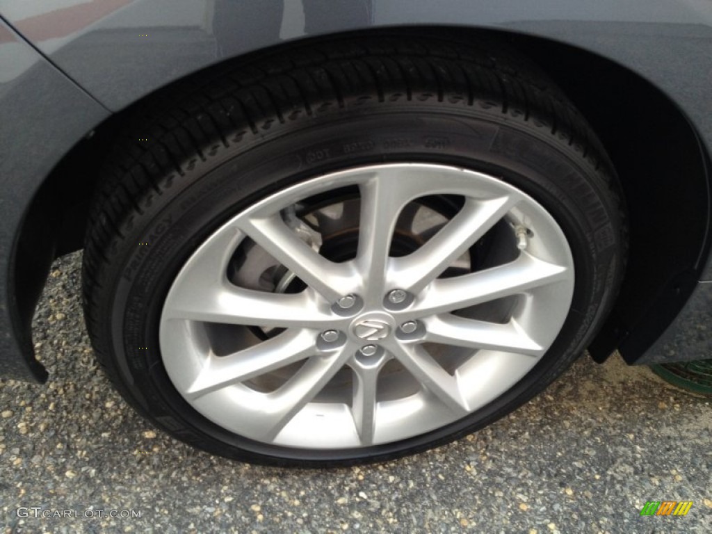 2012 CT 200h Hybrid Premium - Nebula Gray Pearl / Black photo #23