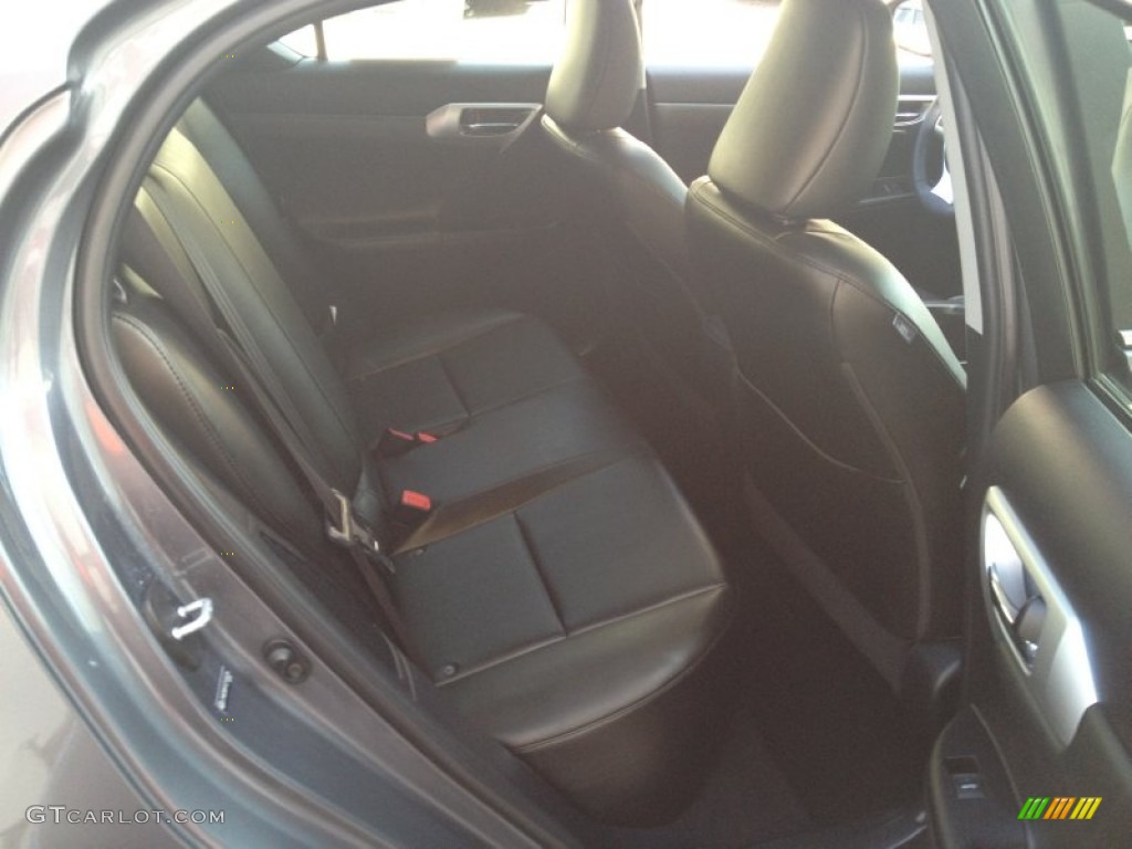 2012 CT 200h Hybrid Premium - Nebula Gray Pearl / Black photo #24