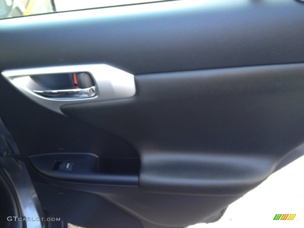 2012 CT 200h Hybrid Premium - Nebula Gray Pearl / Black photo #25