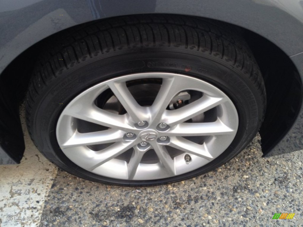 2012 CT 200h Hybrid Premium - Nebula Gray Pearl / Black photo #29