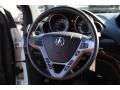 2010 Acura MDX Umber Brown Interior Steering Wheel Photo
