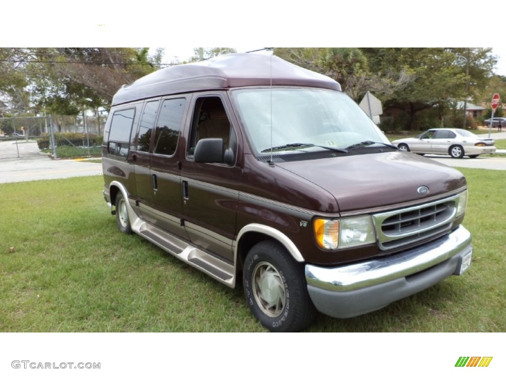 2000 E Series Van E150 Passenger Conversion - Chestnut Metallic / Medium Parchment photo #1