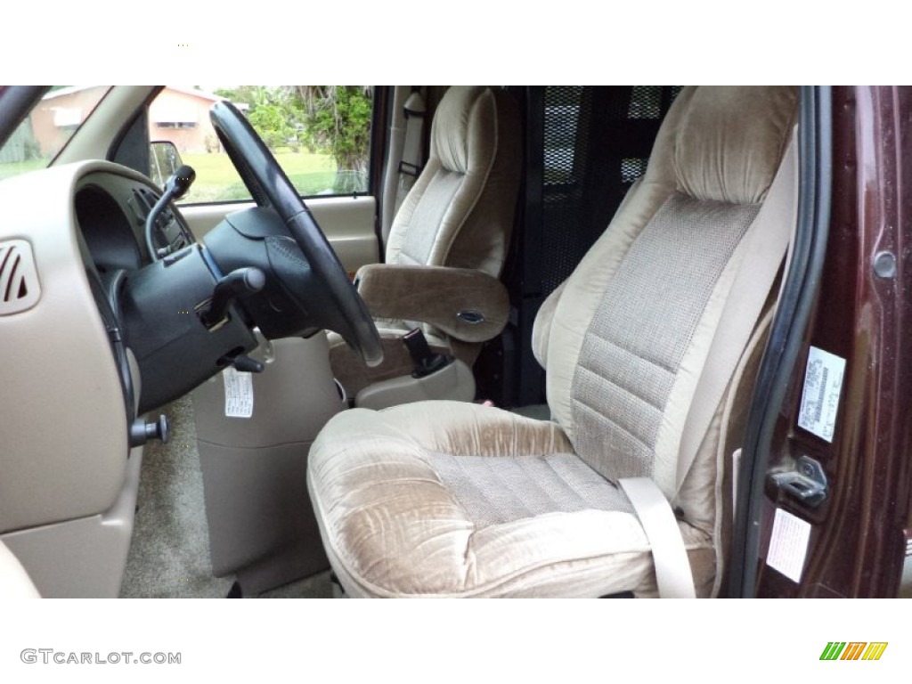 2000 E Series Van E150 Passenger Conversion - Chestnut Metallic / Medium Parchment photo #7
