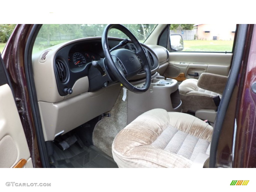 2000 E Series Van E150 Passenger Conversion - Chestnut Metallic / Medium Parchment photo #9