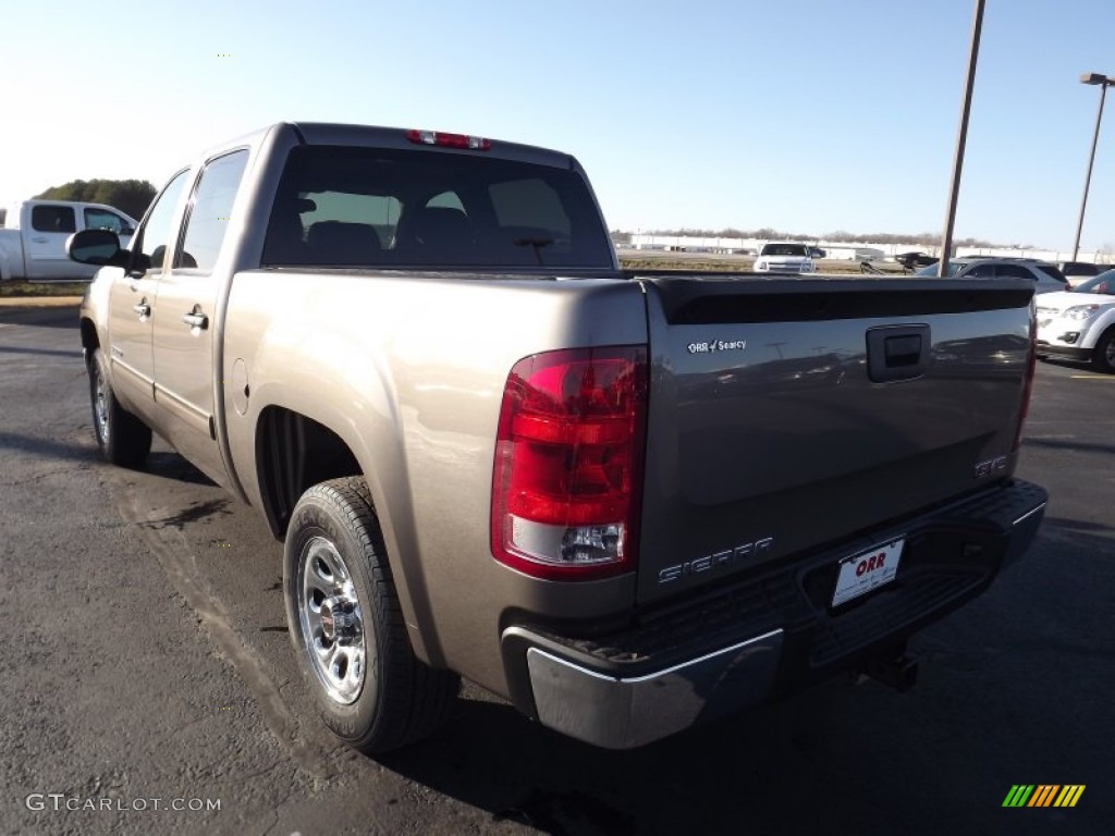 2013 Sierra 1500 SL Crew Cab - Mocha Steel Metallic / Ebony photo #7