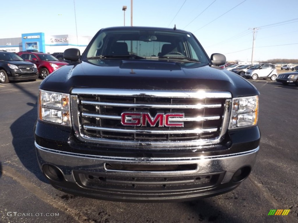 2013 Sierra 1500 SL Crew Cab - Onyx Black / Ebony photo #2