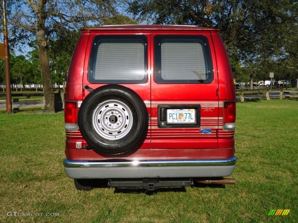 1997 E Series Van E150 Conversion Van - Toreador Red Metallic / Medium Graphite photo #21