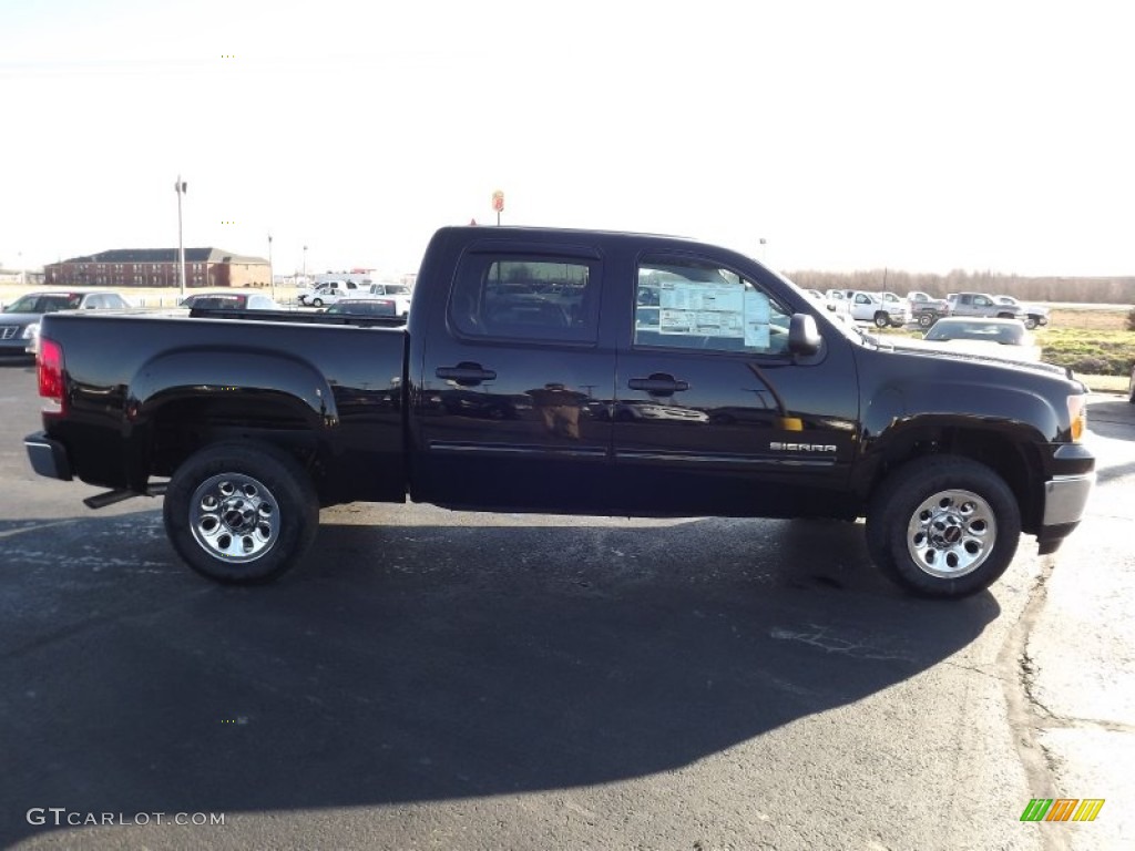 2013 Sierra 1500 SL Crew Cab - Onyx Black / Ebony photo #4