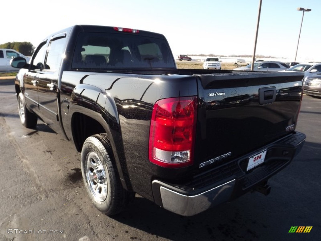 2013 Sierra 1500 SL Crew Cab - Onyx Black / Ebony photo #7