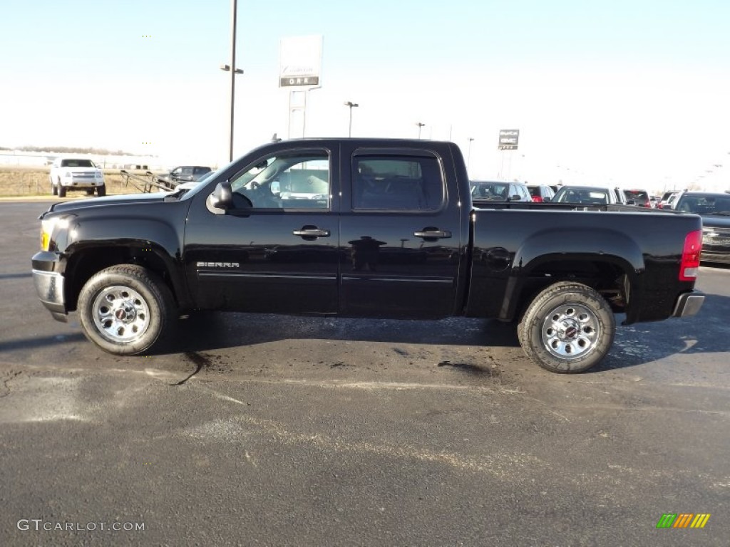 2013 Sierra 1500 SL Crew Cab - Onyx Black / Ebony photo #8