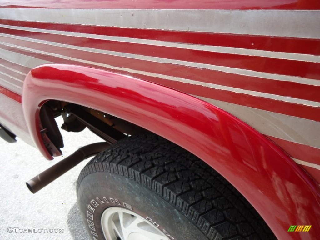 1997 E Series Van E150 Conversion Van - Toreador Red Metallic / Medium Graphite photo #41