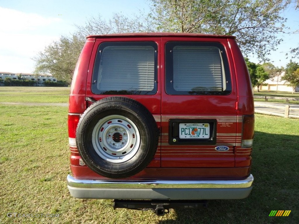 1997 E Series Van E150 Conversion Van - Toreador Red Metallic / Medium Graphite photo #42