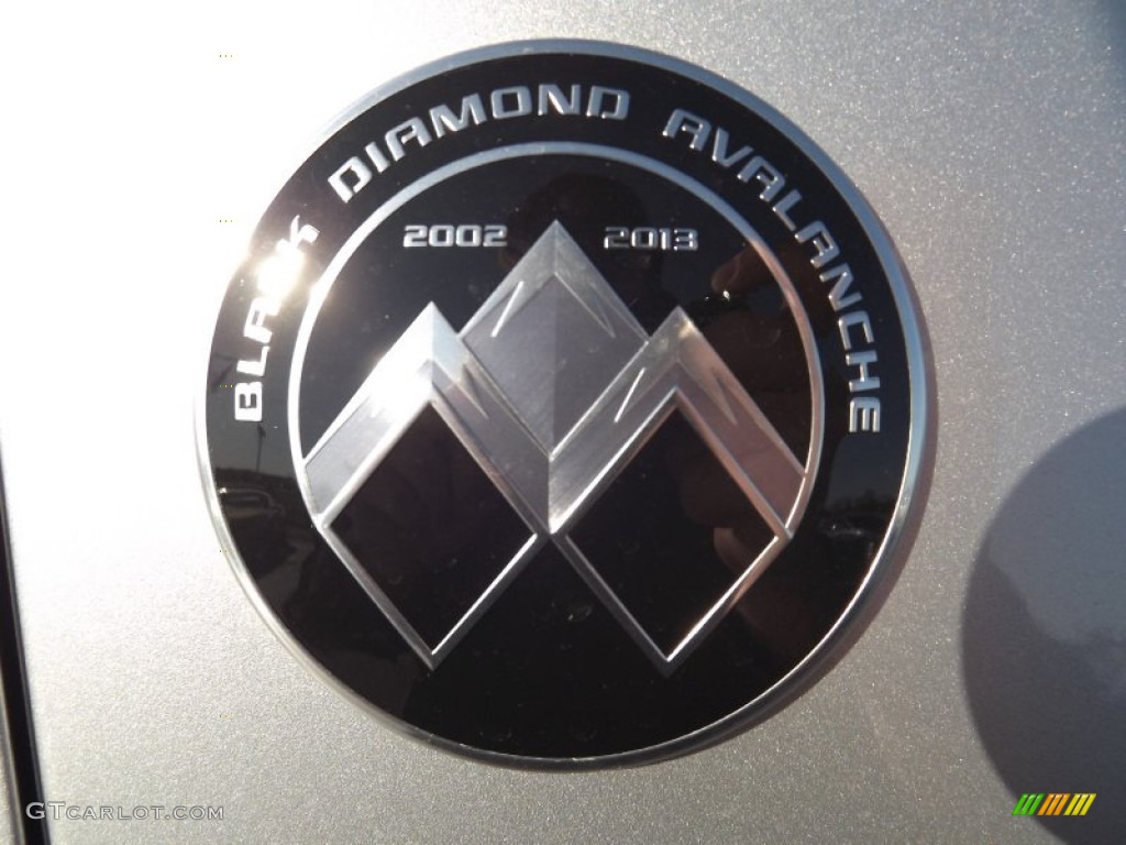 2013 Avalanche LT 4x4 Black Diamond Edition - Silver Ice Metallic / Light Titanium photo #23
