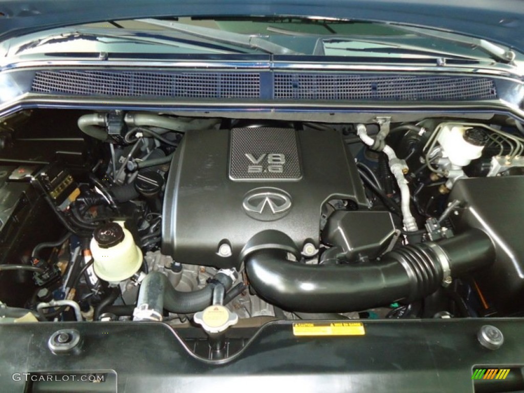 2007 Infiniti QX 56 4WD 5.6 Liter DOHC 32-Valve V8 Engine Photo #78010625