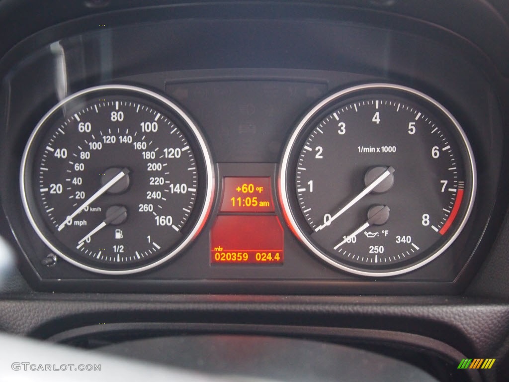 2010 BMW 3 Series 335i Coupe Gauges Photo #78010759
