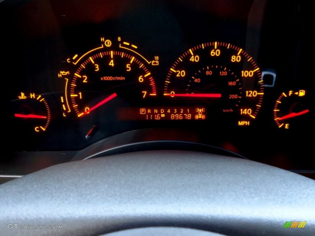 2007 Infiniti QX 56 4WD Gauges Photo #78011190