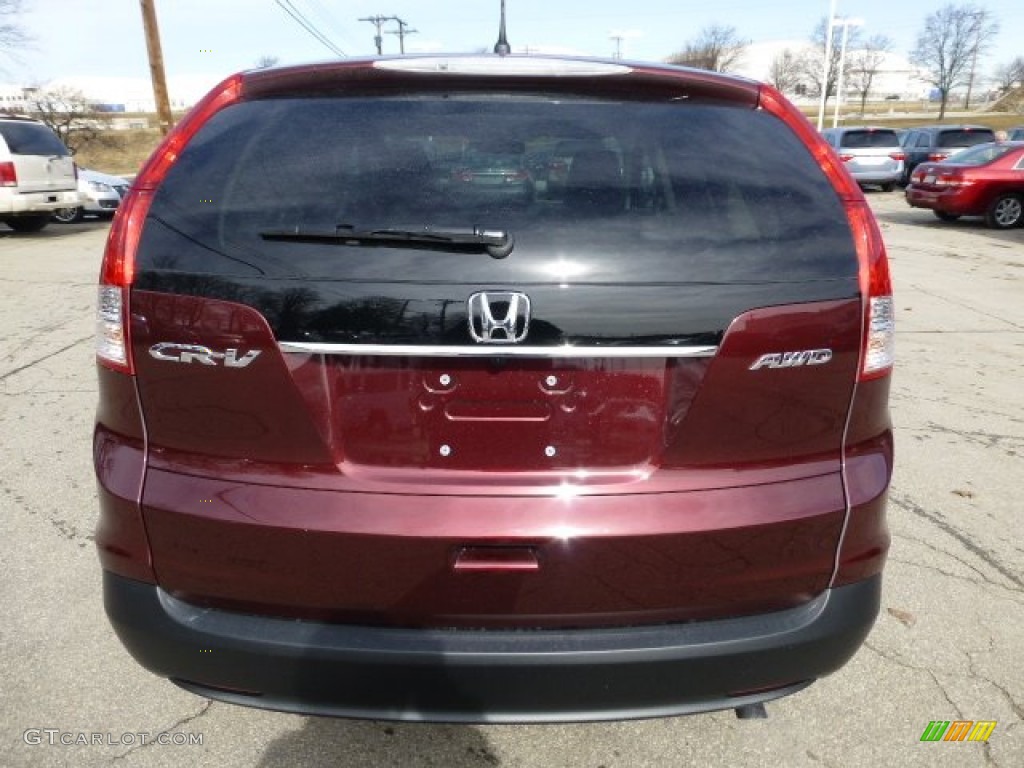 2013 CR-V EX AWD - Basque Red Pearl II / Gray photo #3