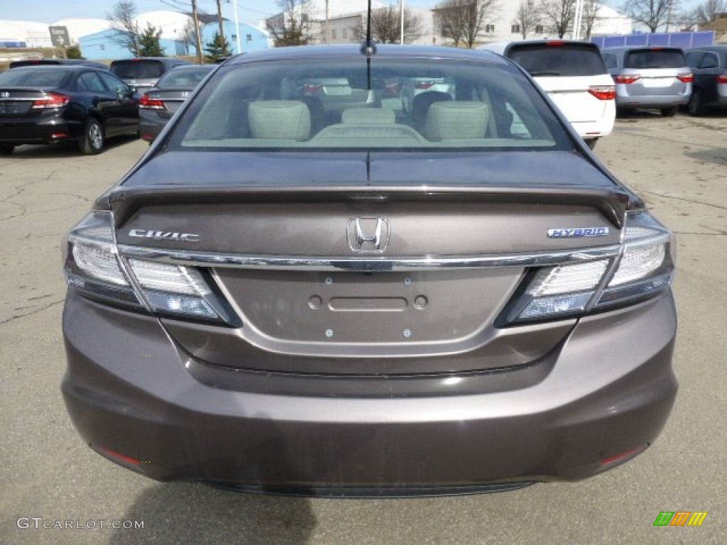 Urban Titanium Metallic 2013 Honda Civic Hybrid Sedan Exterior Photo #78011603