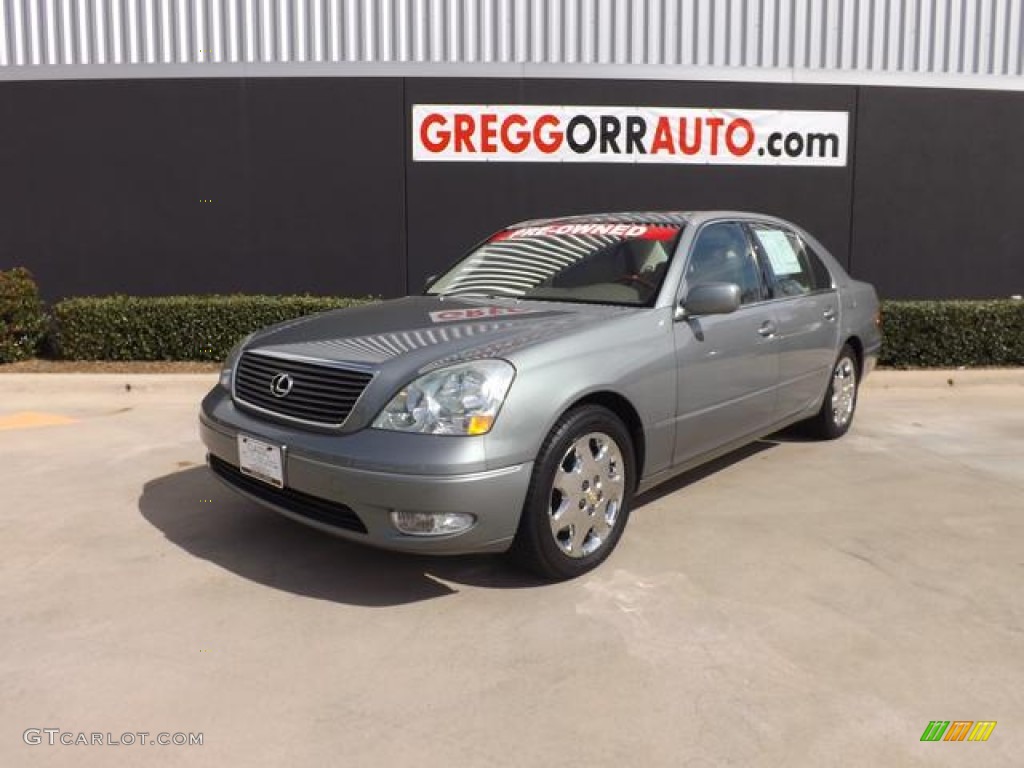 2001 LS 430 - Mystic Sea Green / Ecru Beige photo #2