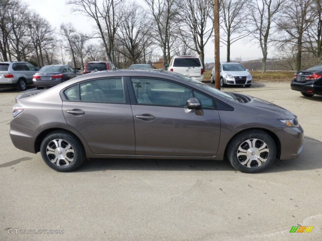 Urban Titanium Metallic 2013 Honda Civic Hybrid Sedan Exterior Photo #78011625