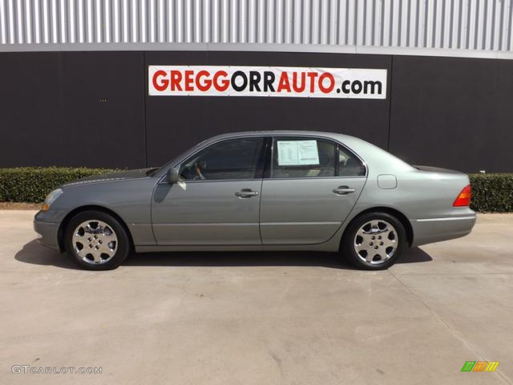 2001 LS 430 - Mystic Sea Green / Ecru Beige photo #4