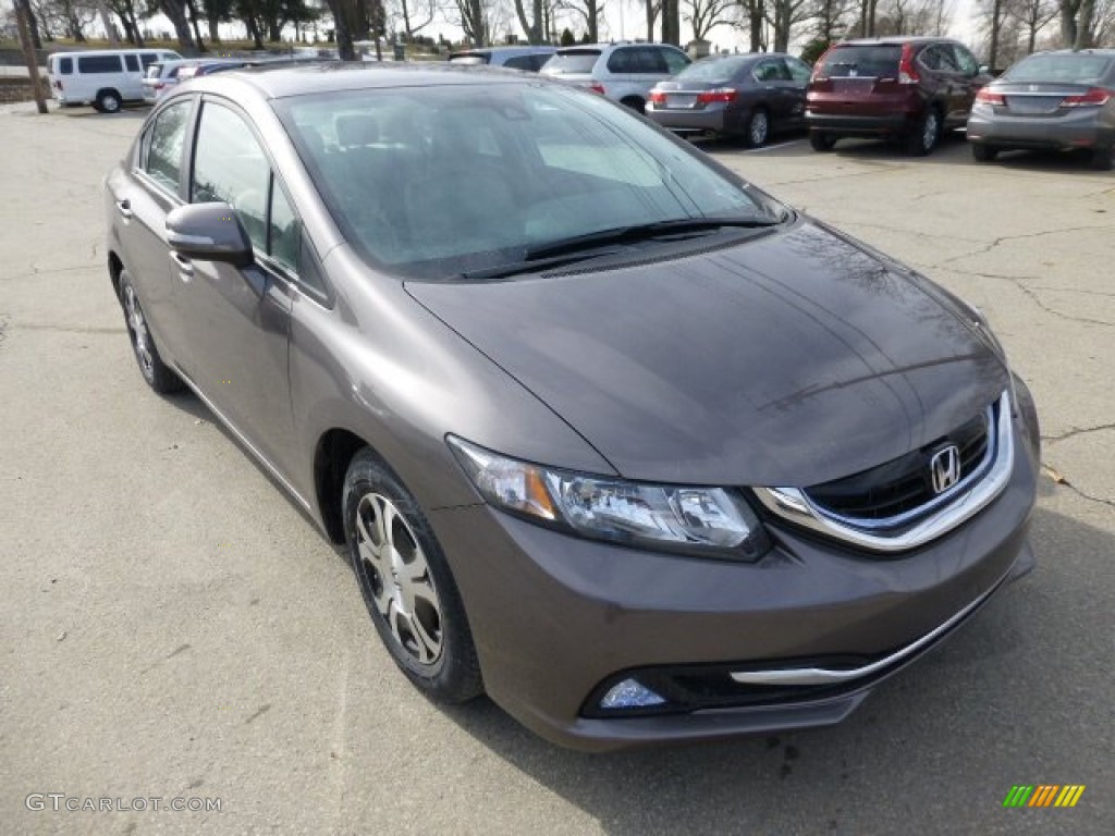 Urban Titanium Metallic 2013 Honda Civic Hybrid Sedan Exterior Photo #78011636