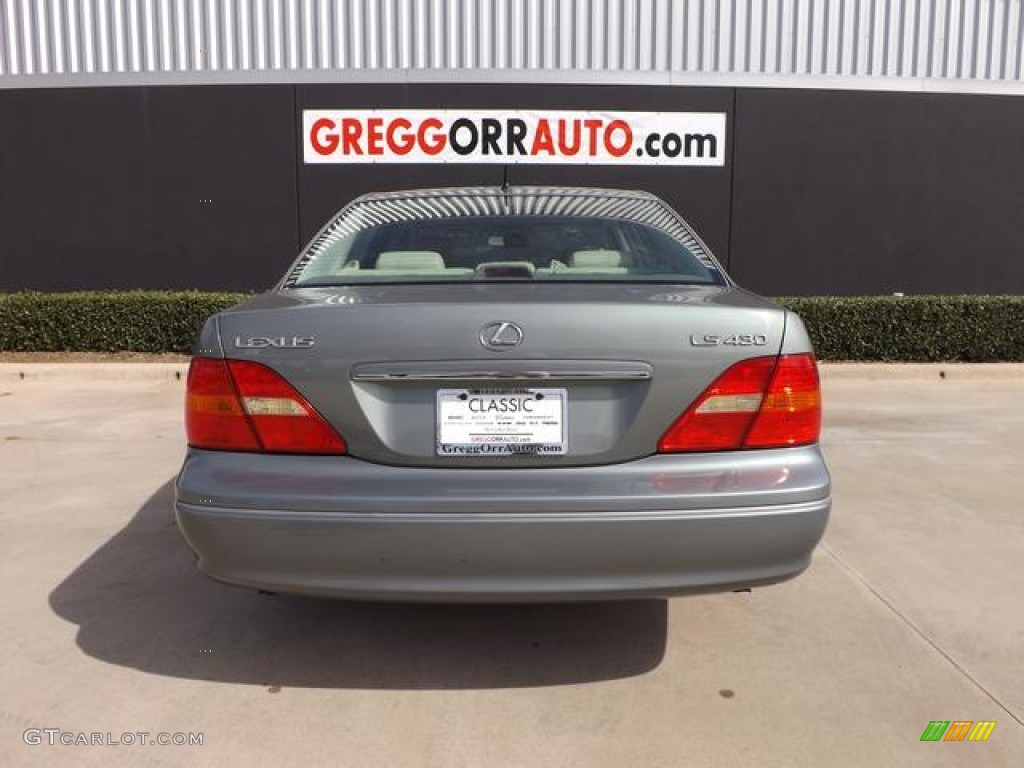 2001 LS 430 - Mystic Sea Green / Ecru Beige photo #6
