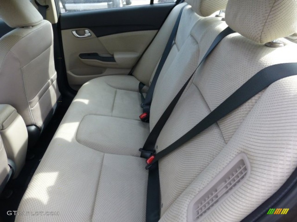 Beige Interior 2013 Honda Civic Hybrid Sedan Photo #78011687