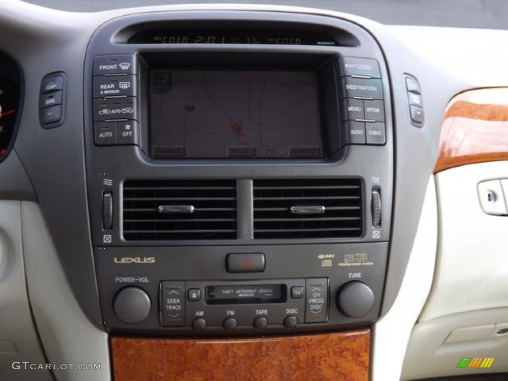 2001 LS 430 - Mystic Sea Green / Ecru Beige photo #17