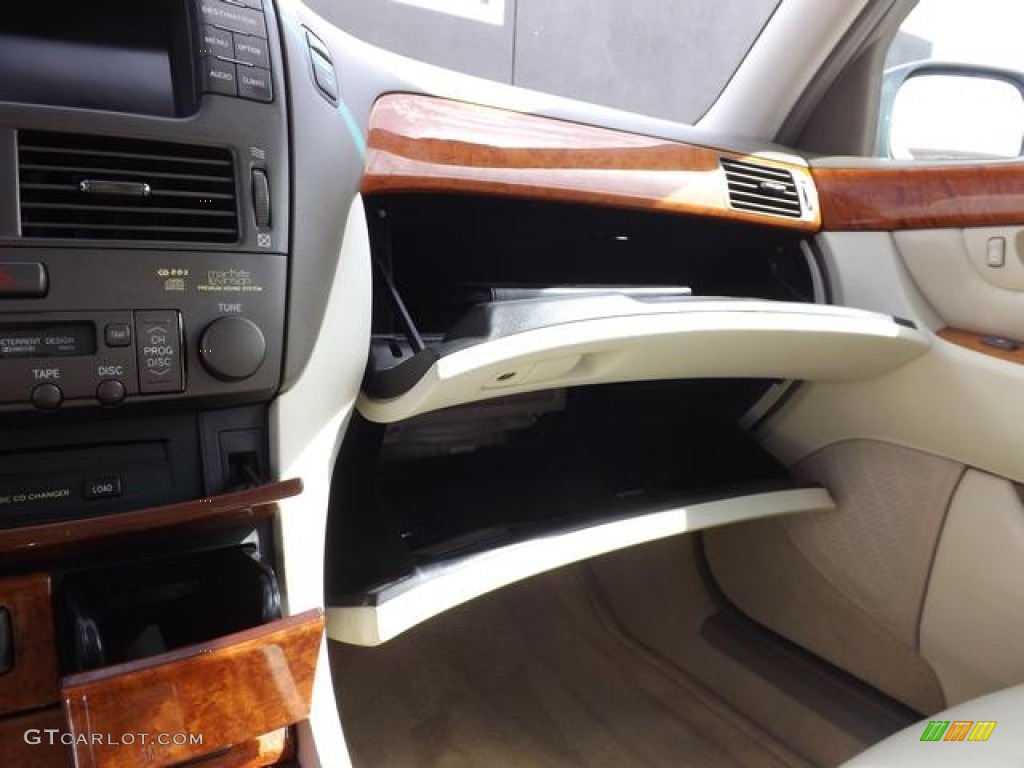 2001 LS 430 - Mystic Sea Green / Ecru Beige photo #28
