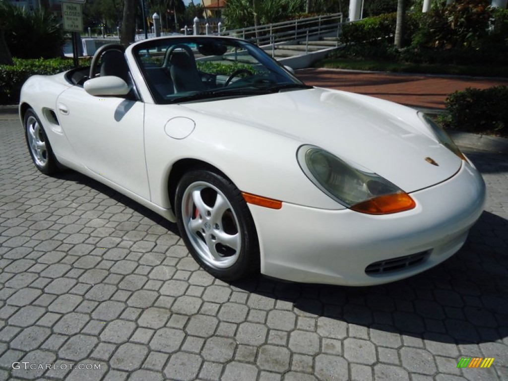 Biarritz White 2000 Porsche Boxster Standard Boxster Model Exterior Photo #78012704