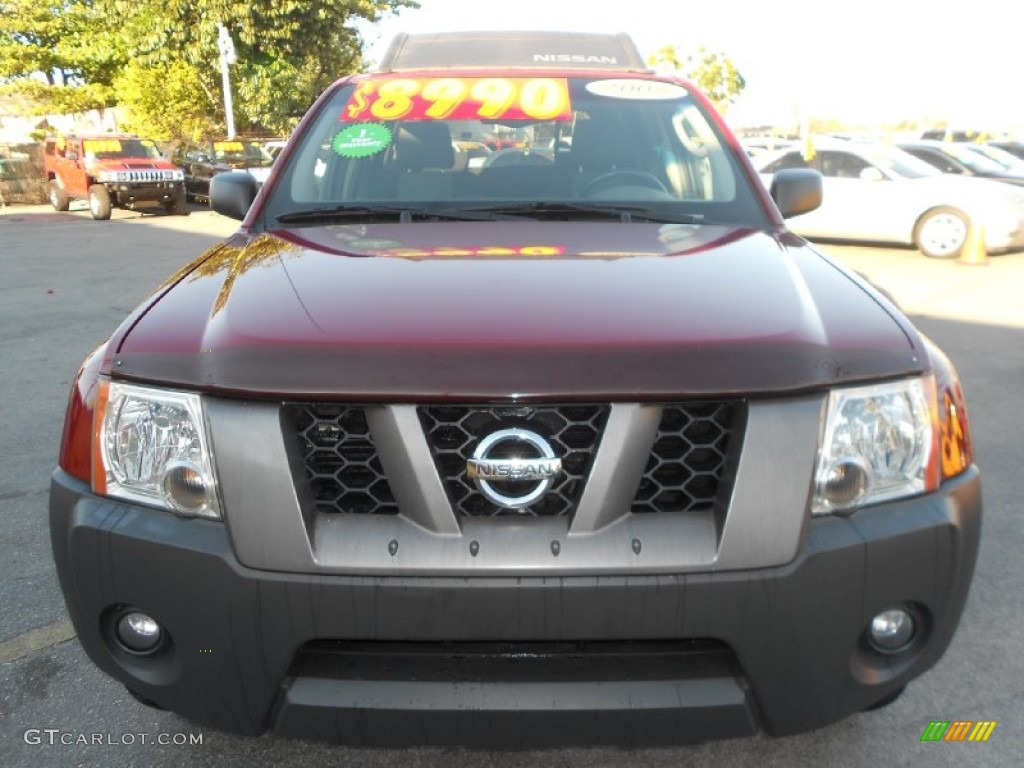 2005 Xterra SE - Red Brawn Pearl / Steel/Graphite photo #2