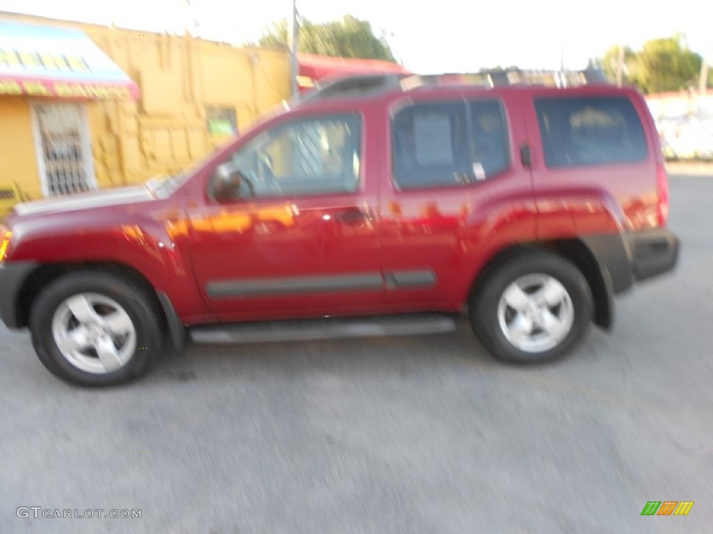2005 Xterra SE - Red Brawn Pearl / Steel/Graphite photo #4