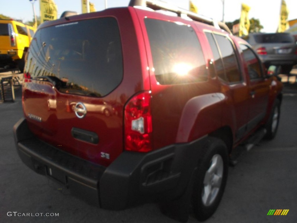 2005 Xterra SE - Red Brawn Pearl / Steel/Graphite photo #8