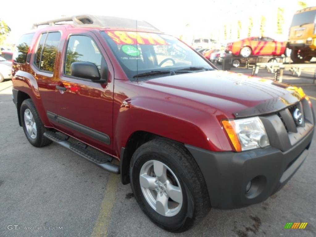 2005 Xterra SE - Red Brawn Pearl / Steel/Graphite photo #10