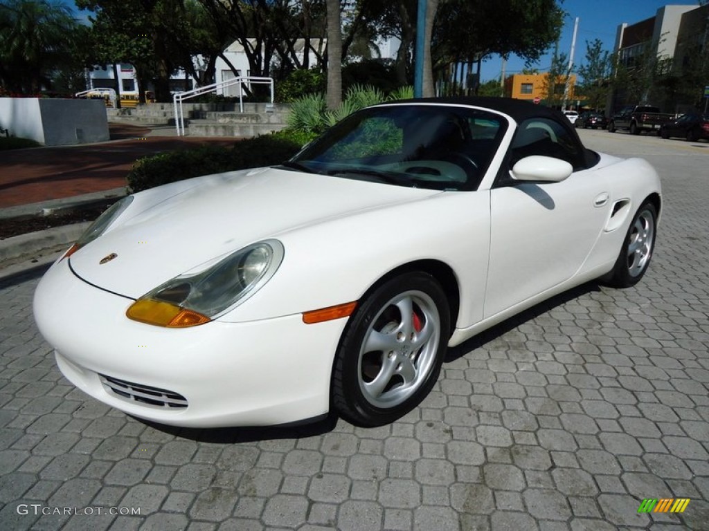 Biarritz White 2000 Porsche Boxster Standard Boxster Model Exterior Photo #78012986