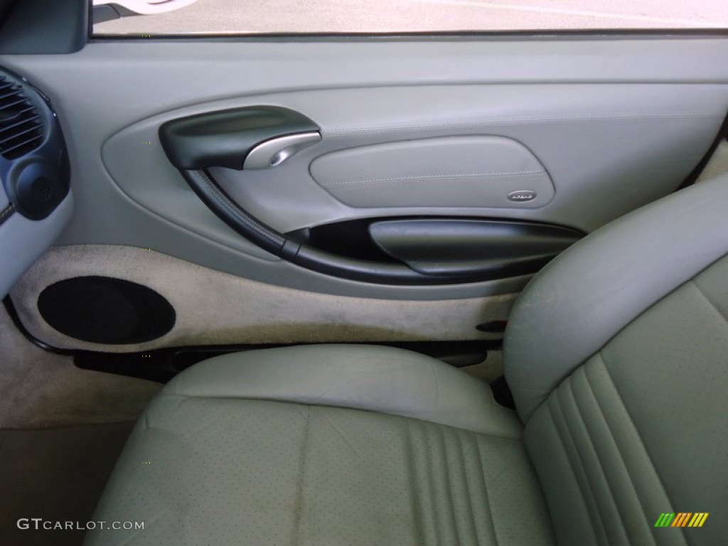 2000 Porsche Boxster Standard Boxster Model Graphite Grey Door Panel Photo #78013241