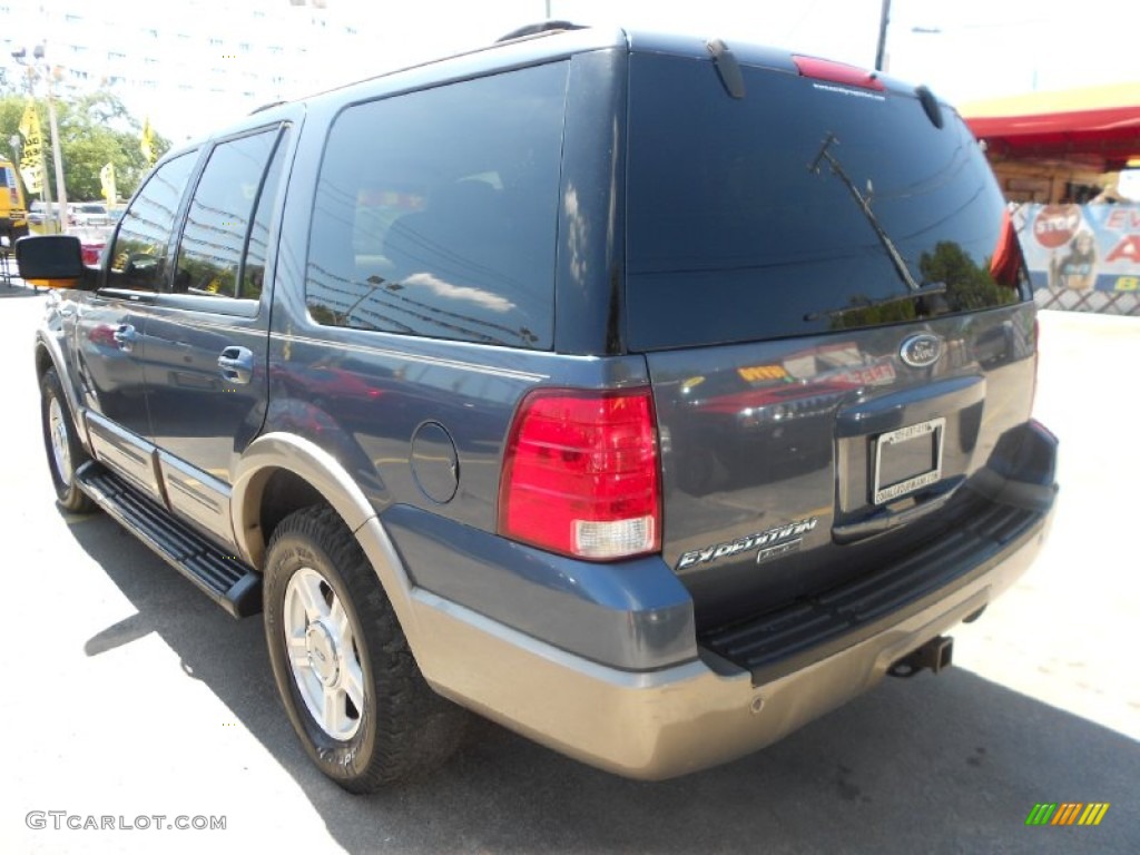 2003 Expedition Eddie Bauer - Medium Wedgewood Blue Metallic / Medium Parchment photo #5