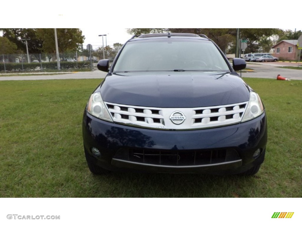 2005 Murano SL - Midnight Blue Pearl / Charcoal photo #2