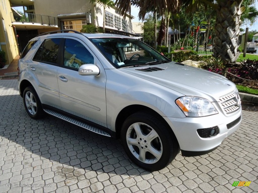 Iridium Silver Metallic 2007 Mercedes-Benz ML 350 4Matic Exterior Photo #78014266