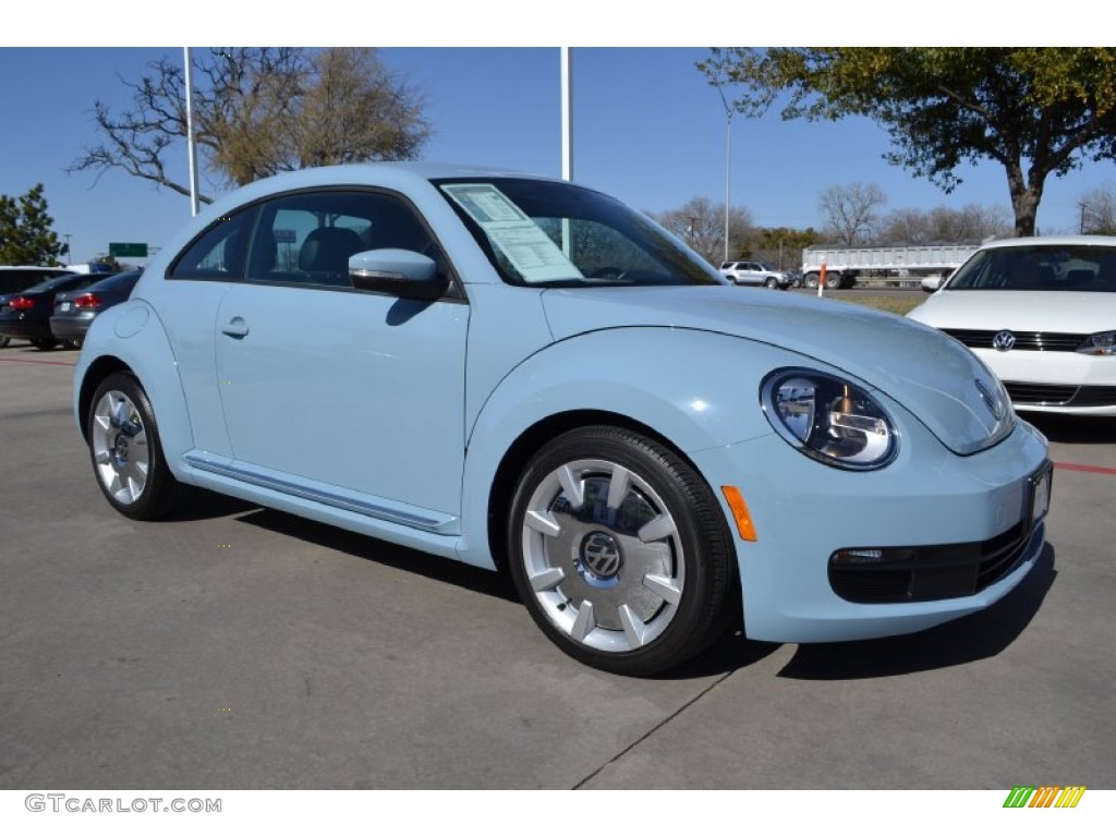 2012 Beetle 2.5L - Denim Blue / Titan Black photo #7