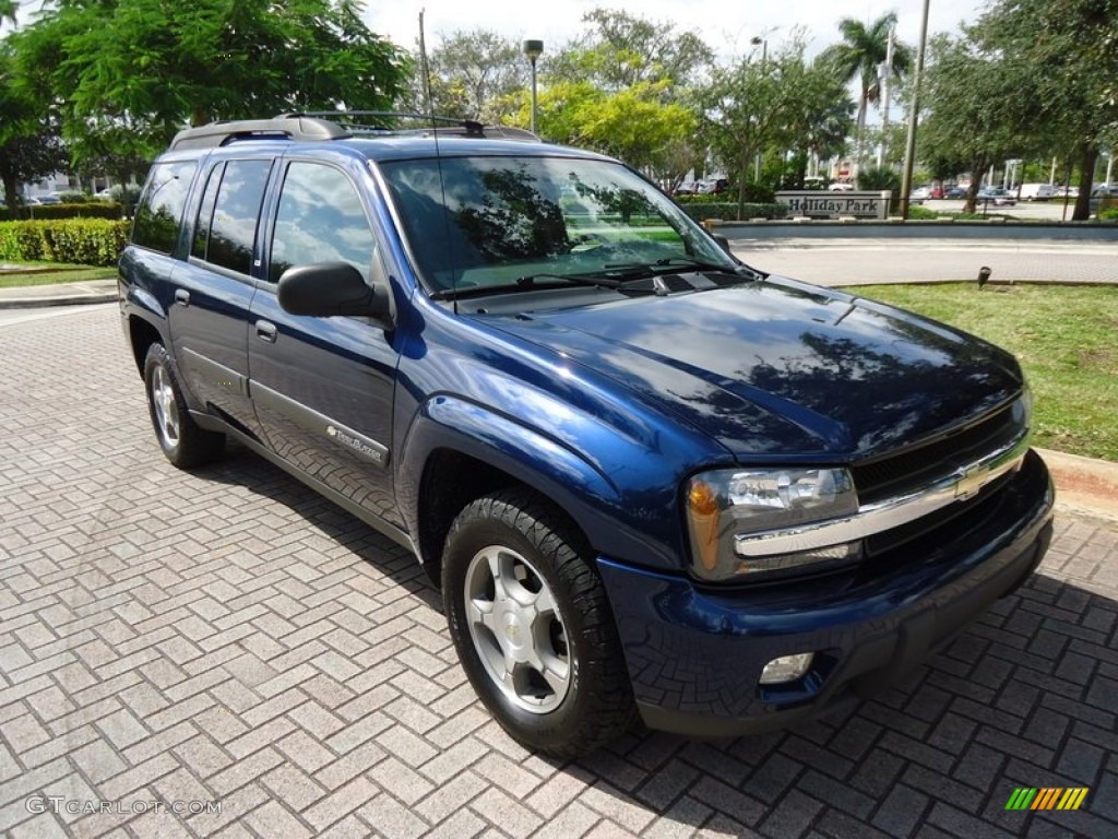 Indigo Blue Metallic 2004 Chevrolet TrailBlazer EXT LS 4x4 Exterior Photo #78015002