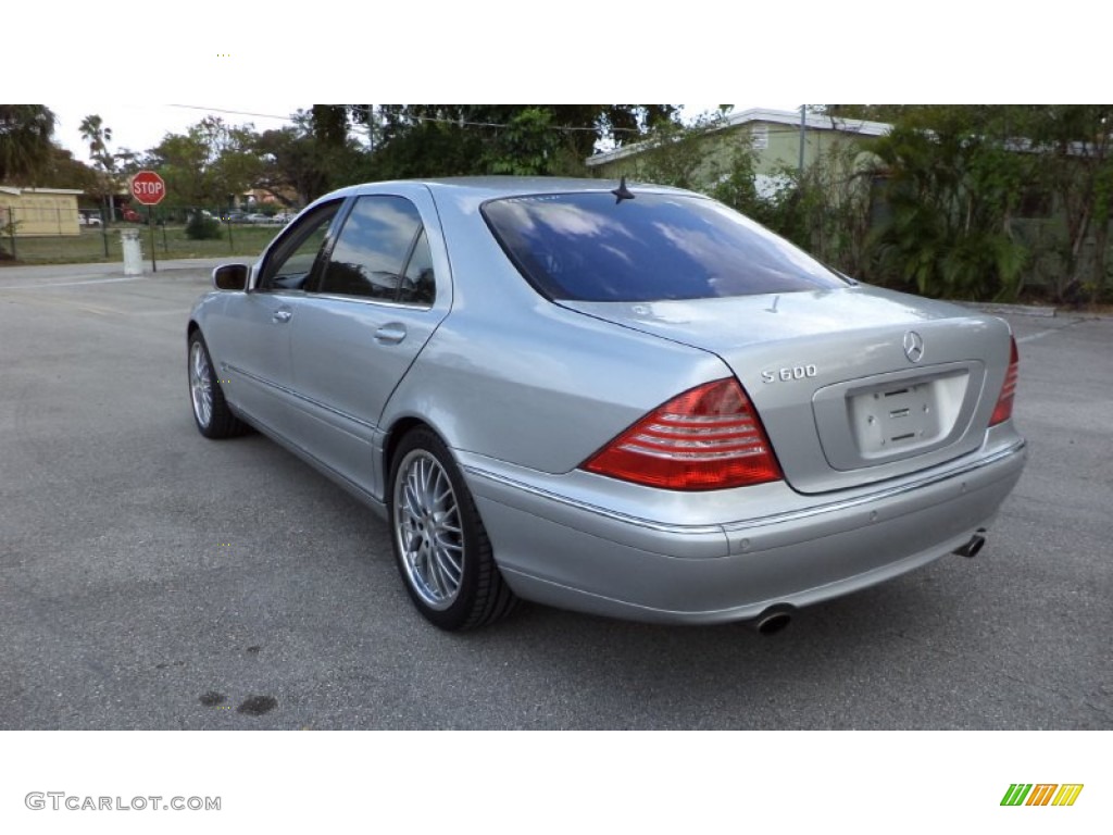 Brilliant Silver Metallic 2001 Mercedes-Benz S 600 Sedan Exterior Photo #78015782