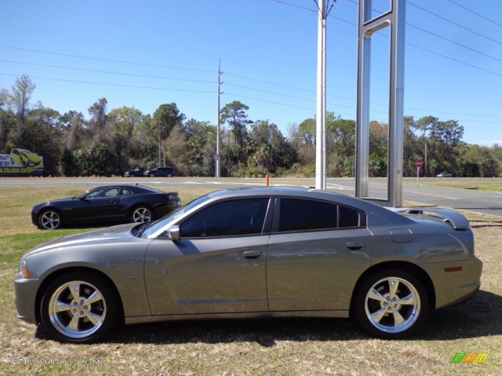 Tungsten Metallic 2012 Dodge Charger R/T Road and Track Exterior Photo #78015875