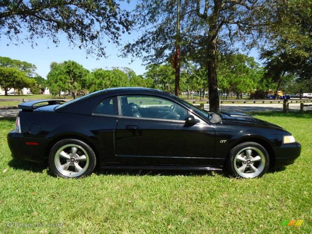 2001 Mustang GT Coupe - Black / Dark Charcoal photo #11