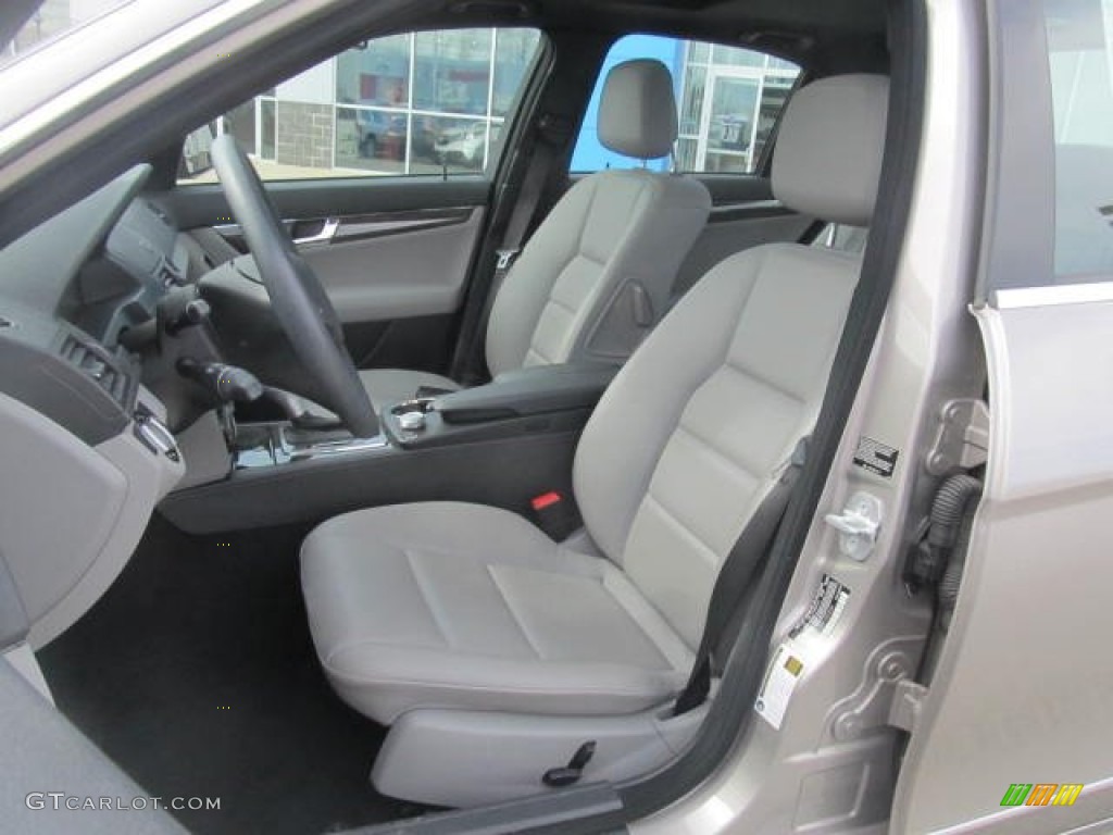 Grey/Black Interior 2008 Mercedes-Benz C 350 Sport Photo #78016625