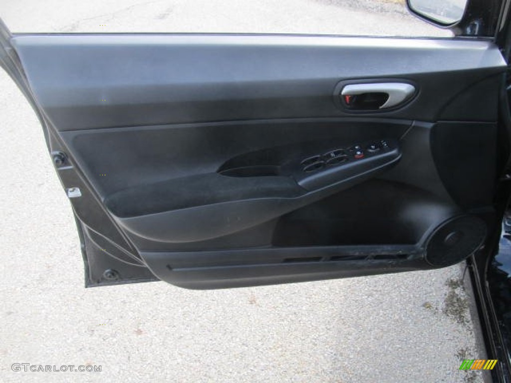 2010 Civic LX-S Sedan - Crystal Black Pearl / Black photo #6