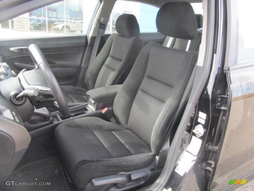 2010 Civic LX-S Sedan - Crystal Black Pearl / Black photo #7